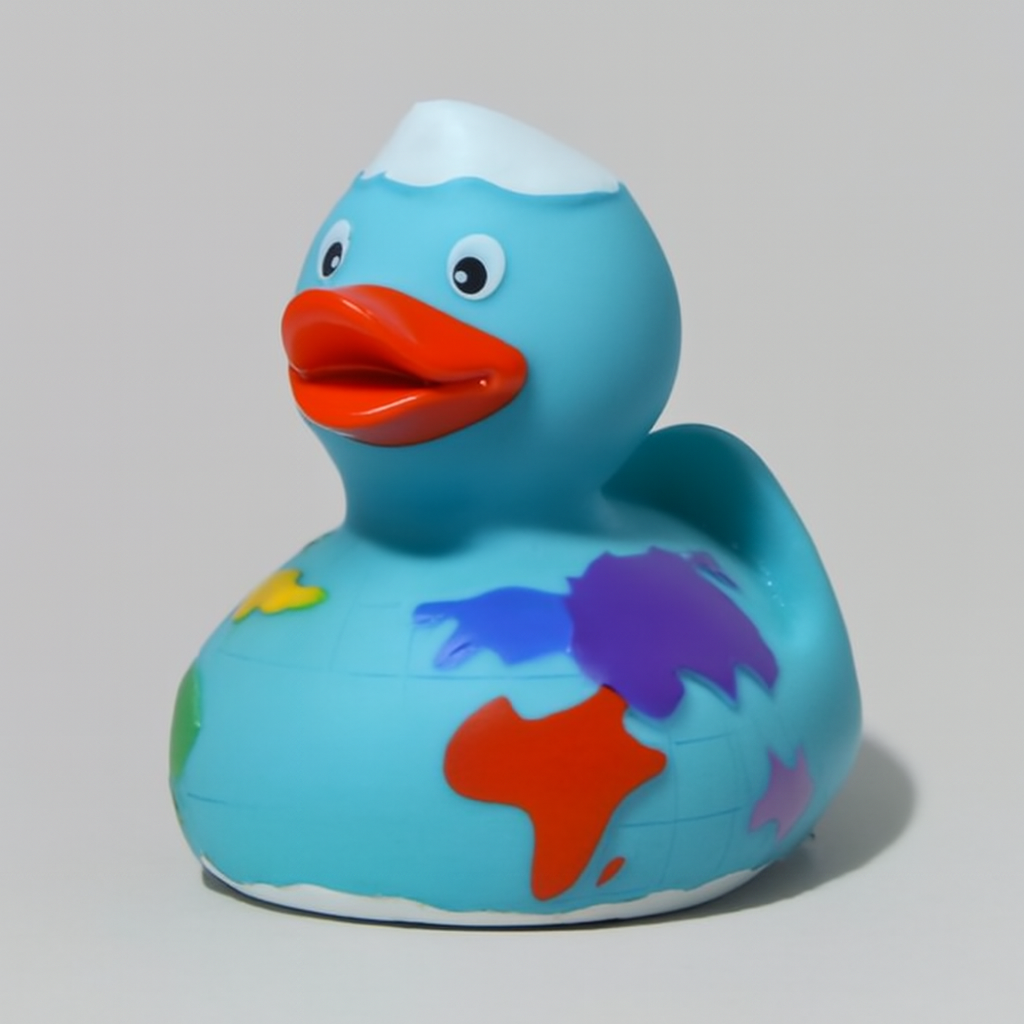 Globe Rubber Duck