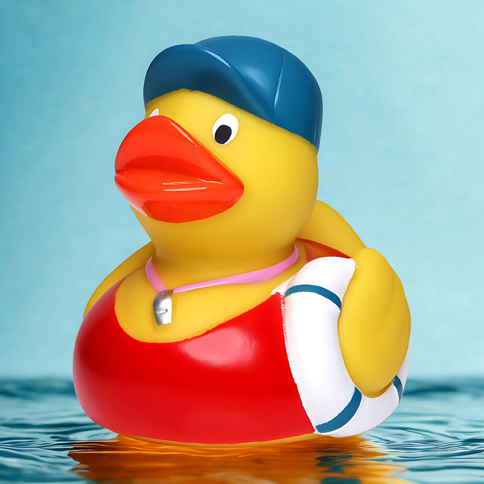 Lifeguard Rubber Duck – Playful Bath-Time Hero and Collectible – Duck World