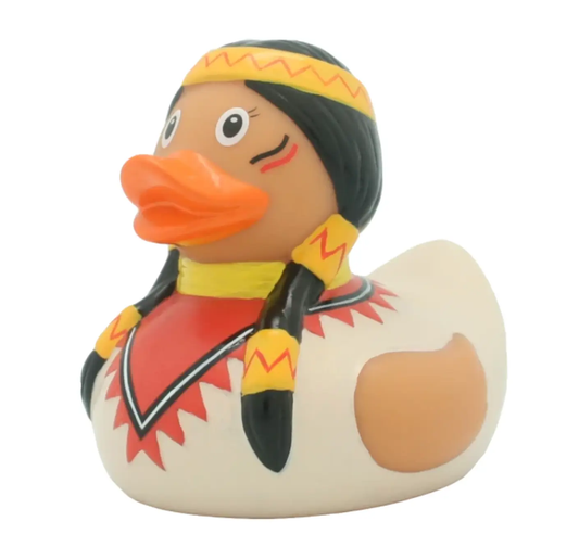 Native American Female Rubber Duck Collectible