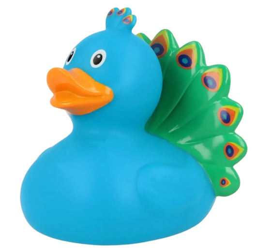 Peacock Rubber Duck Collectible