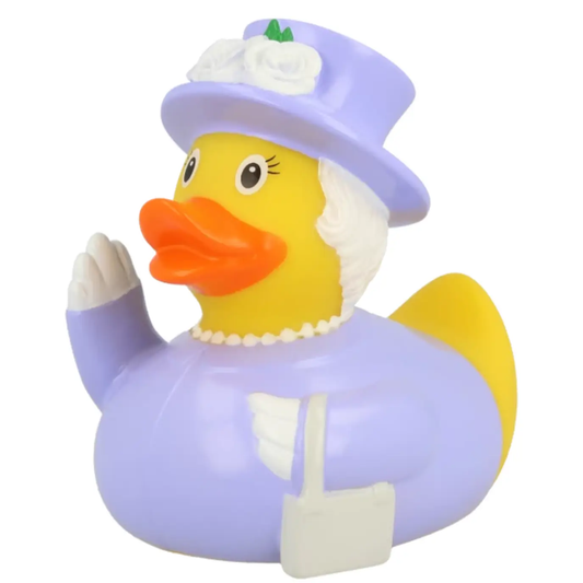 Queen Rubber Duck Left Side Angle View