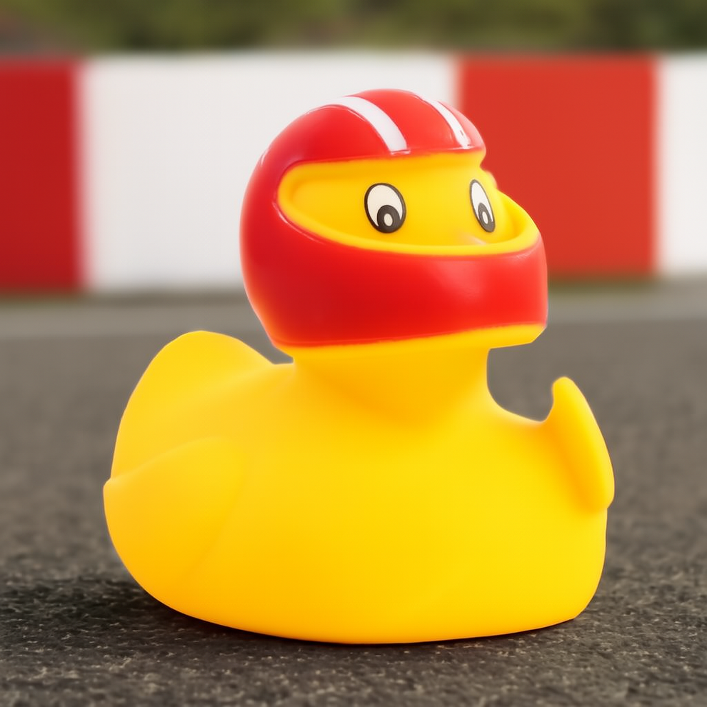 Motorcycle Duck Racer Rubber Duck – The Need for Speed in Your Bath-Time Fun – Duck World