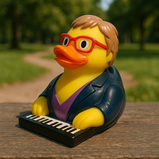 Rockstar Pianist Rubber Duck