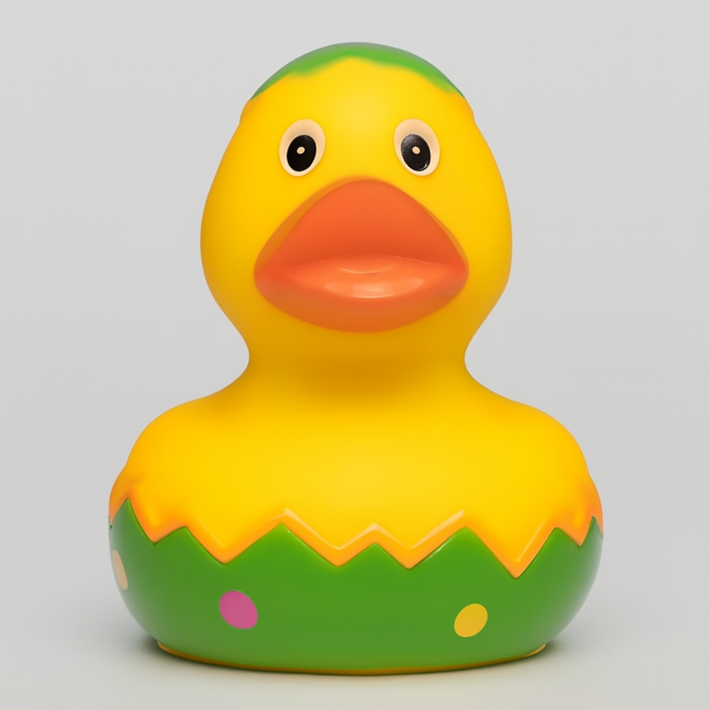 Easter Egg Rubber Duck front view