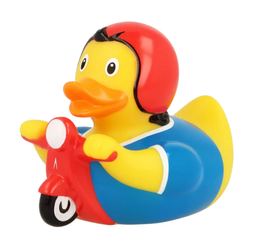 Scooter Rubber Duck Collectible