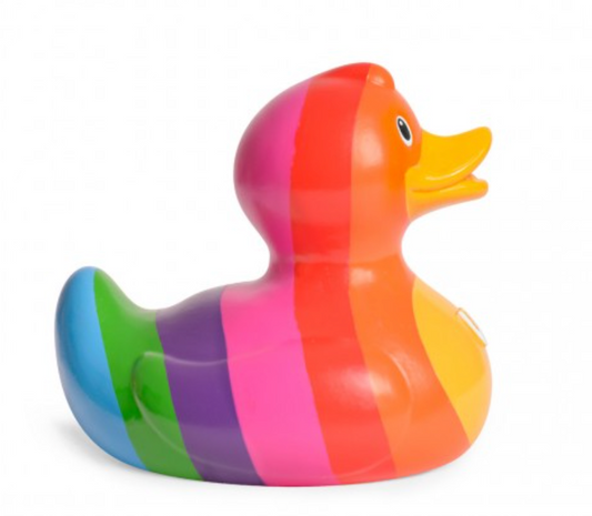 Rainbow Rubber Duck Right Side View