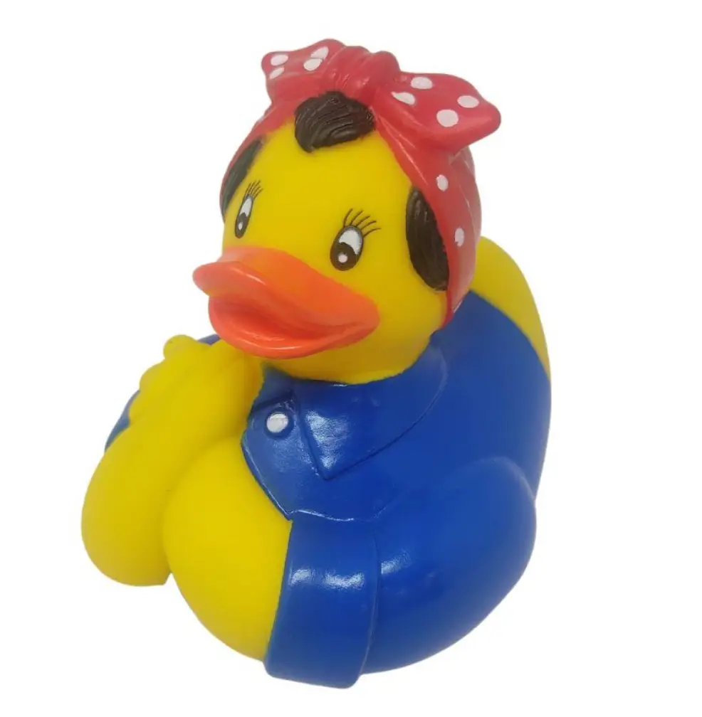 Rosie the Riveter Rubber Duck Collectible