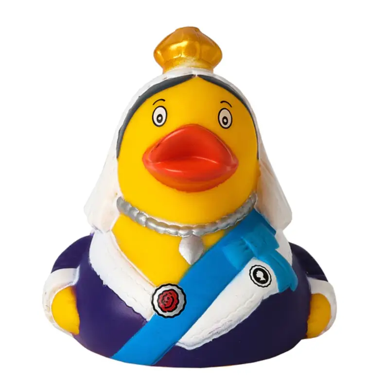 Queen Victoria Rubber Duck Front View