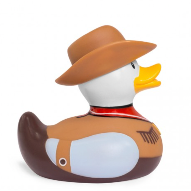 Cowboy Rubber Duck Right Side View