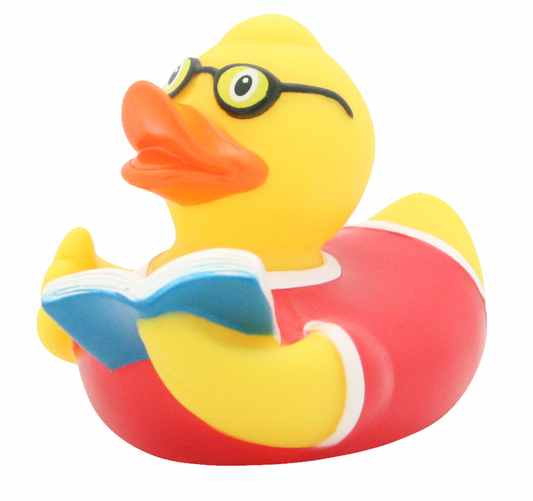 Book Reader Rubber Duckie Limited Edition