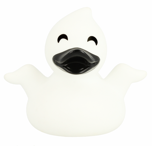 Ghost Rubber Duck Front View