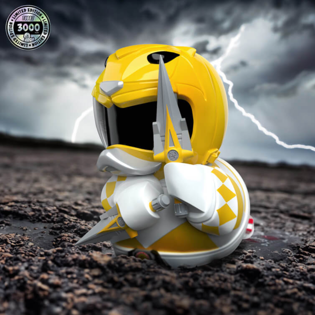 Yellow Ranger Rubber Duck Official Power Rangers TUBBZ