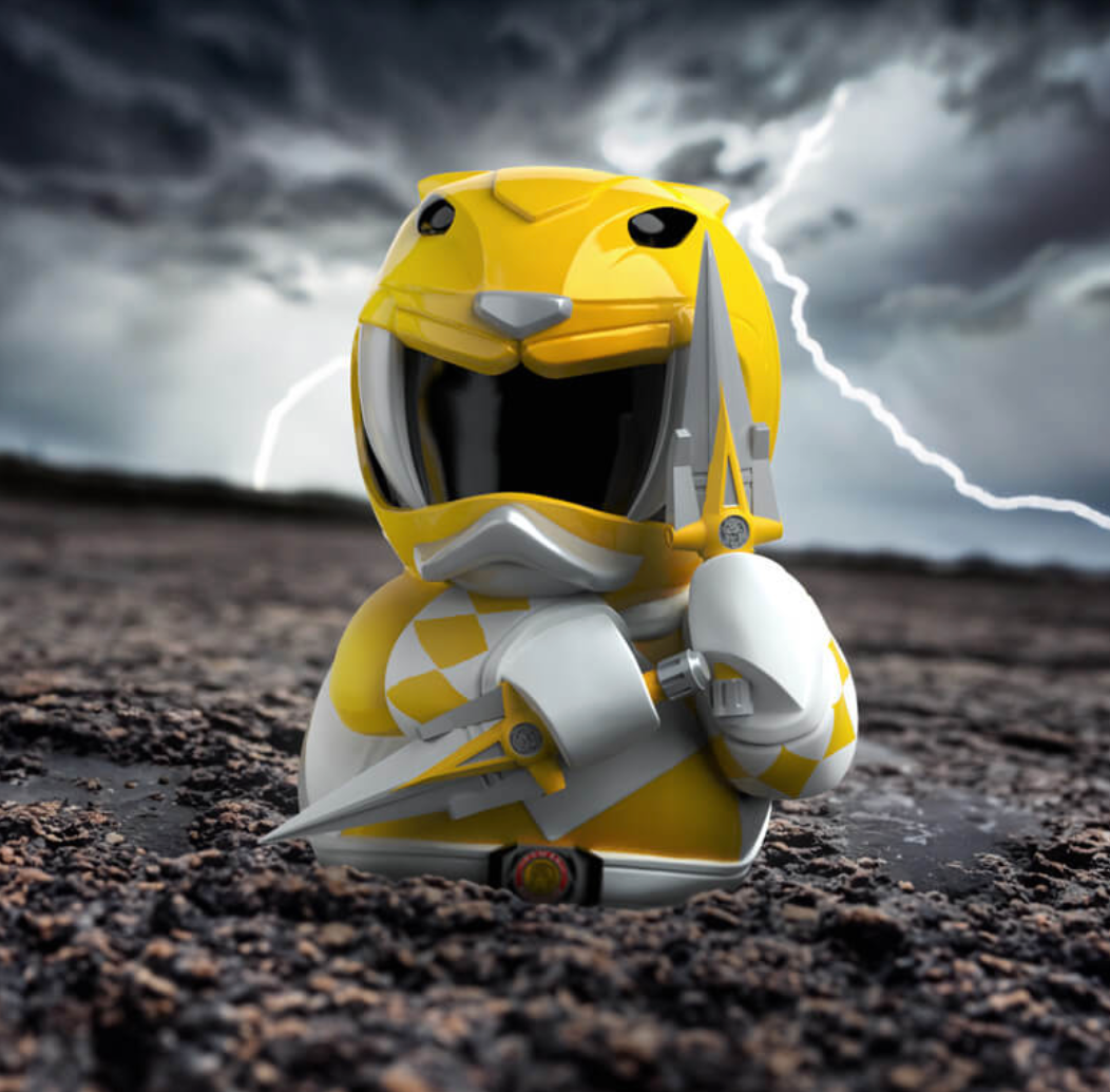 Yellow Ranger Rubber Duck Front View