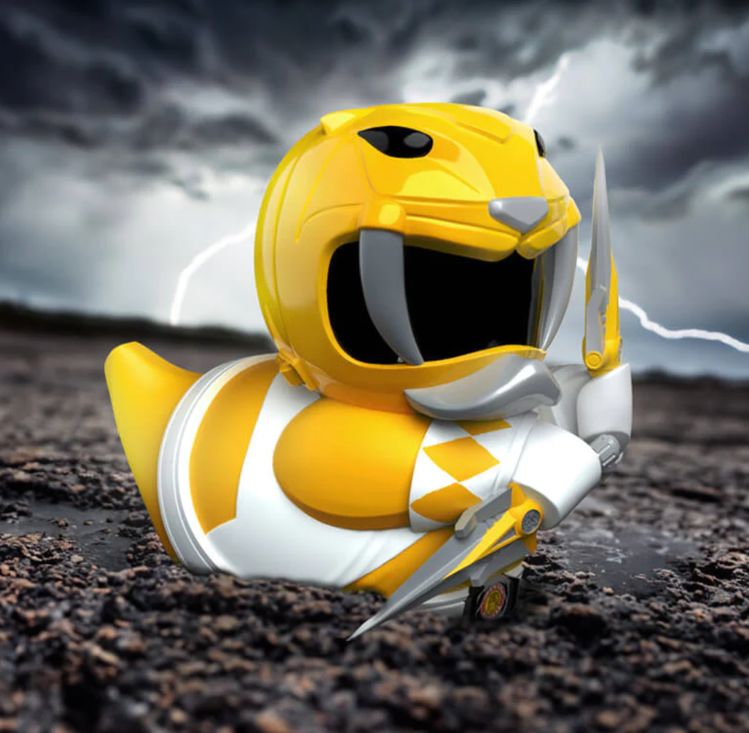 Yellow Ranger Rubber Duck Right Side View