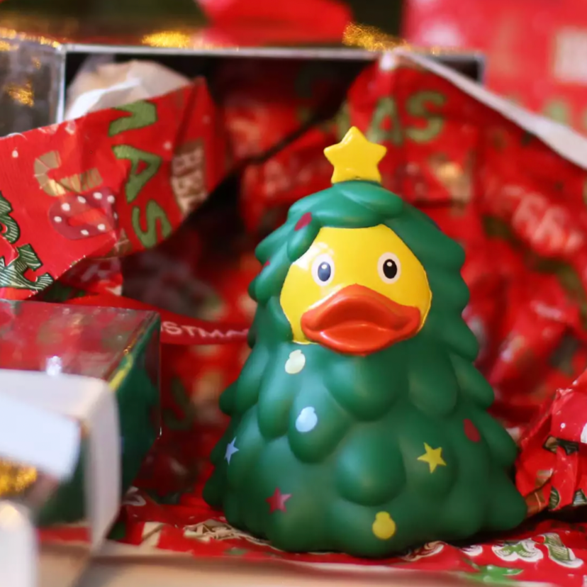 Green Christmas Tree Rubber Duck Limited