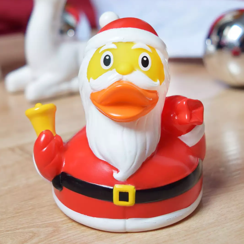 Santa Claus Rubber Duckie Collectible