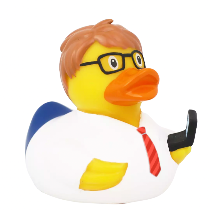 Animated Developer Duck IT Developer Rubber Duck: Quack-tastic Coding for Bath-Time! – Duck World