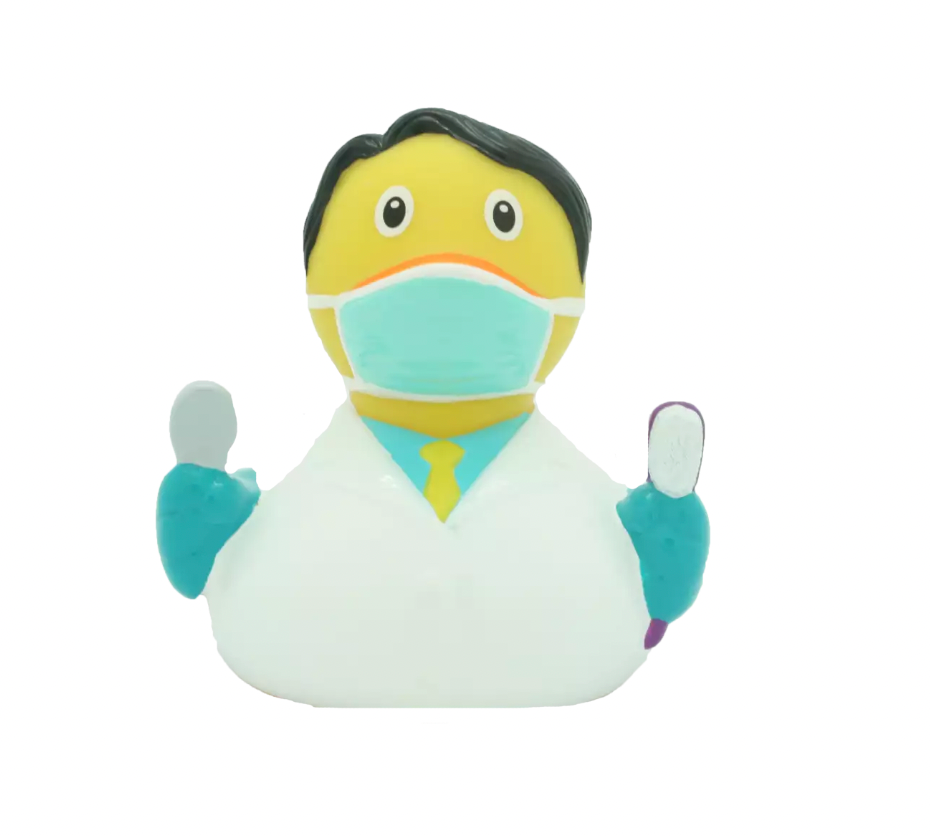 Dentist Rubber Duckie Front View