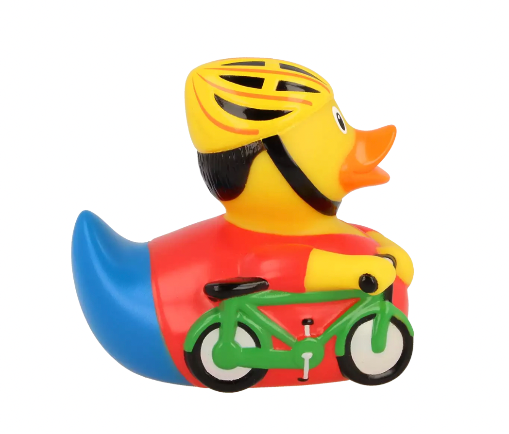 Cycling Rubber Duck Right Side View