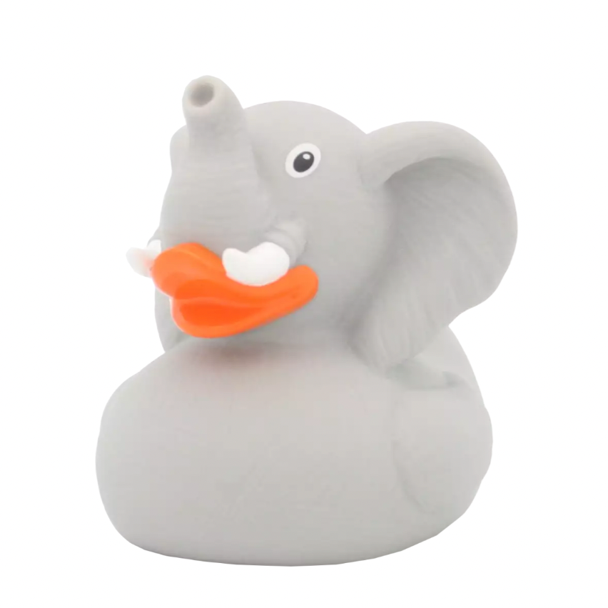 Elephant Rubber Duckie Collectible