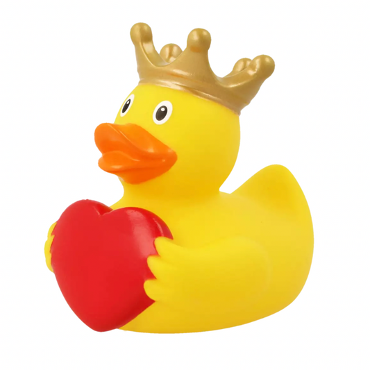 Duck with Greeting Heart