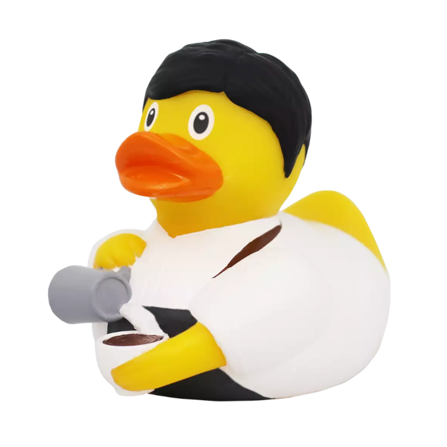 Barista Rubber Duckie  Front View
