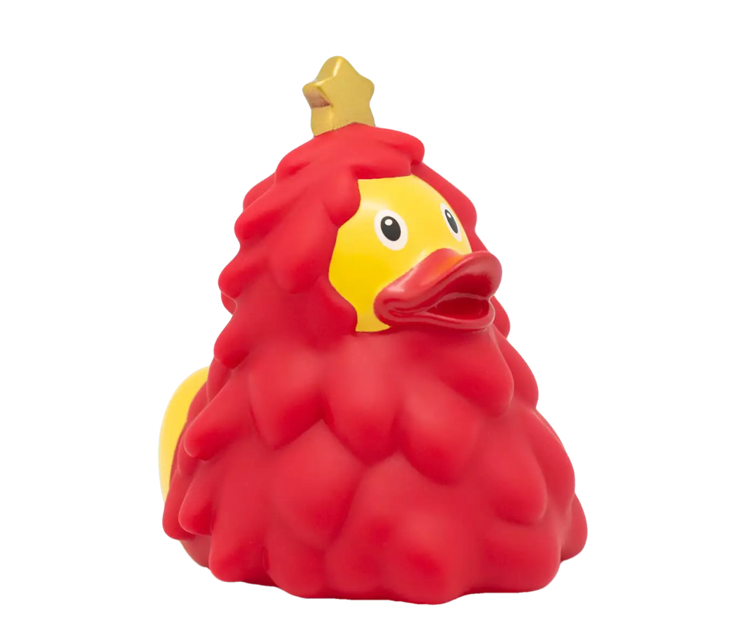 Red Christmas Tree Rubber Duck Limited