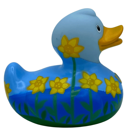 Daffodil Rubber Duck Side View