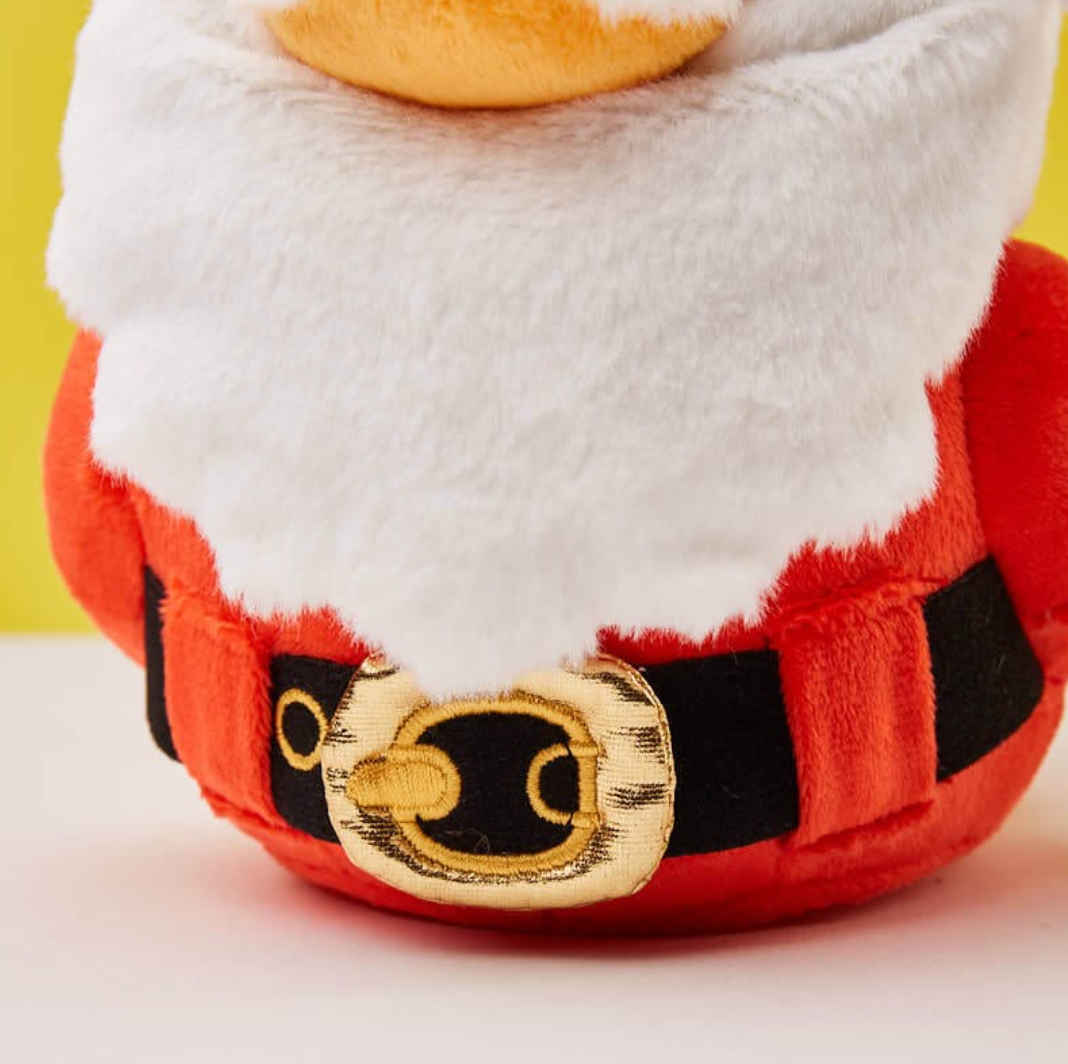 Santa Claus Plush Duck Front