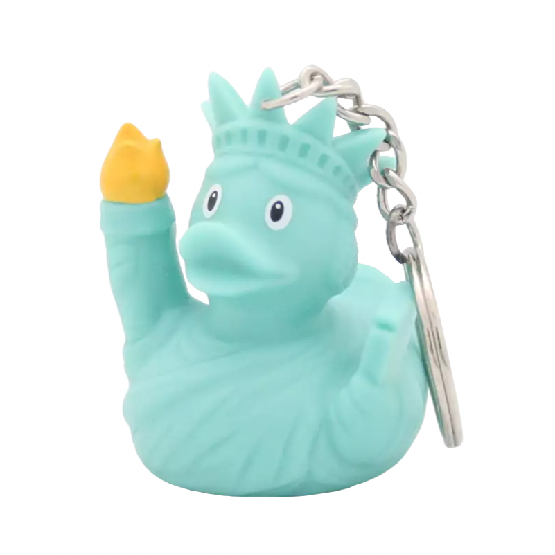 Liberty Keyring Rubber Duckie Front View