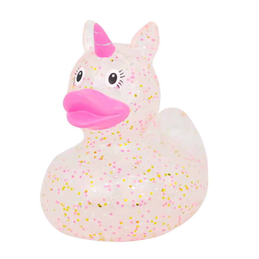 Glitter Unicorn Duck, Pink