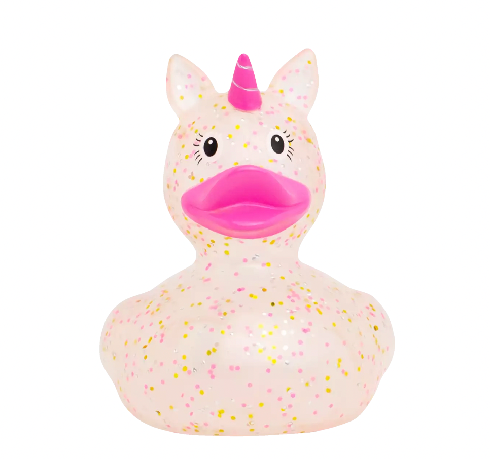 Glitter Unicorn Duck, Pink