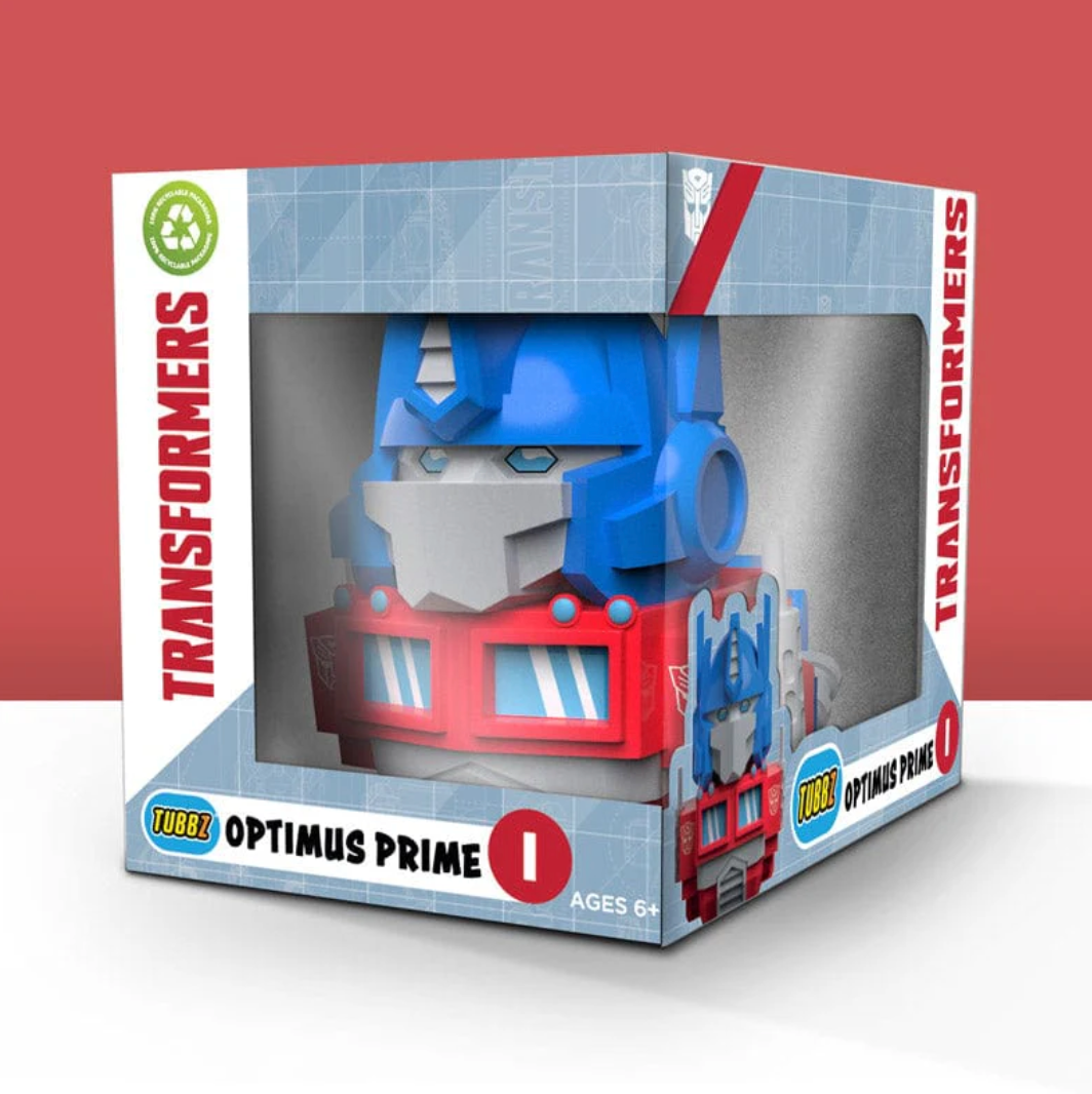 Transformers Optimus Prime TUBBZ Cosplaying Duck Boxed Edition