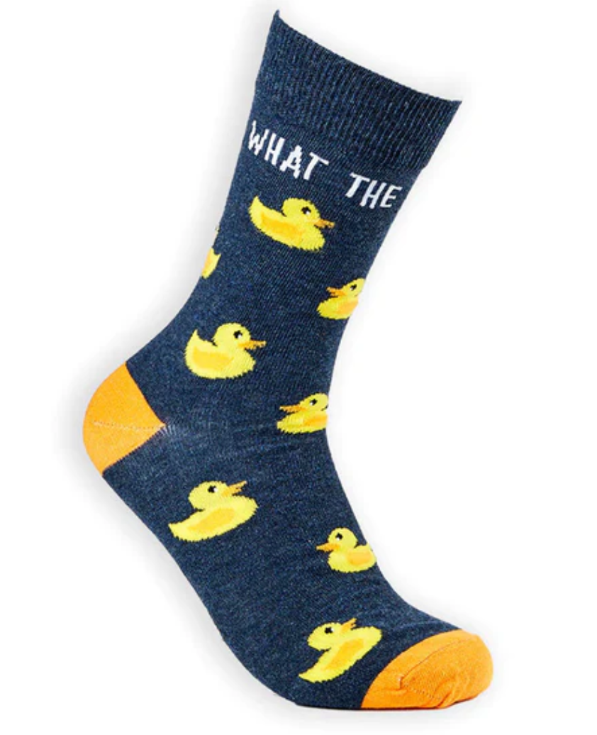 'What the Duck' Socks, Ladies' Size