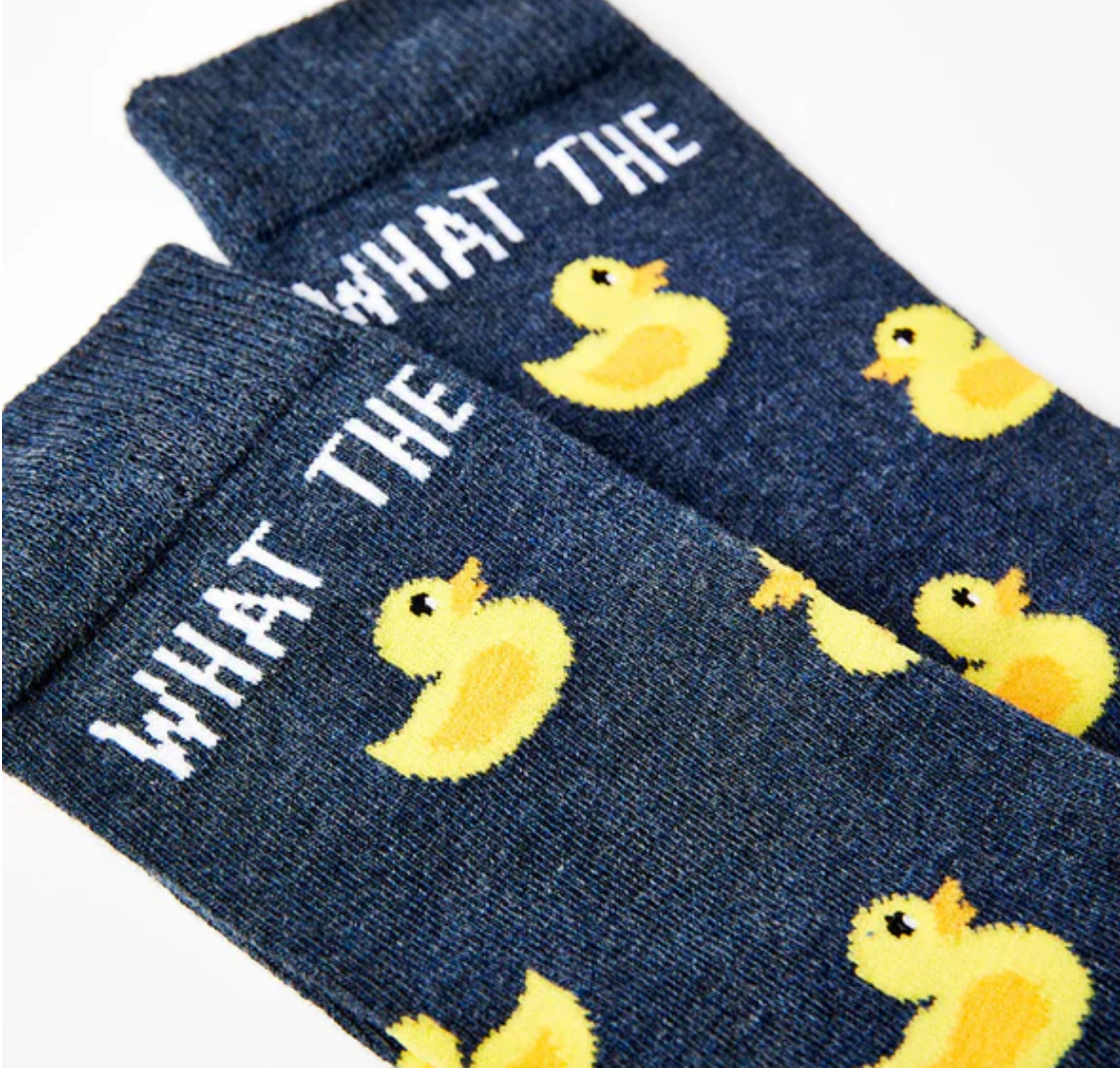 'What the Duck' Socks, Unisex Size