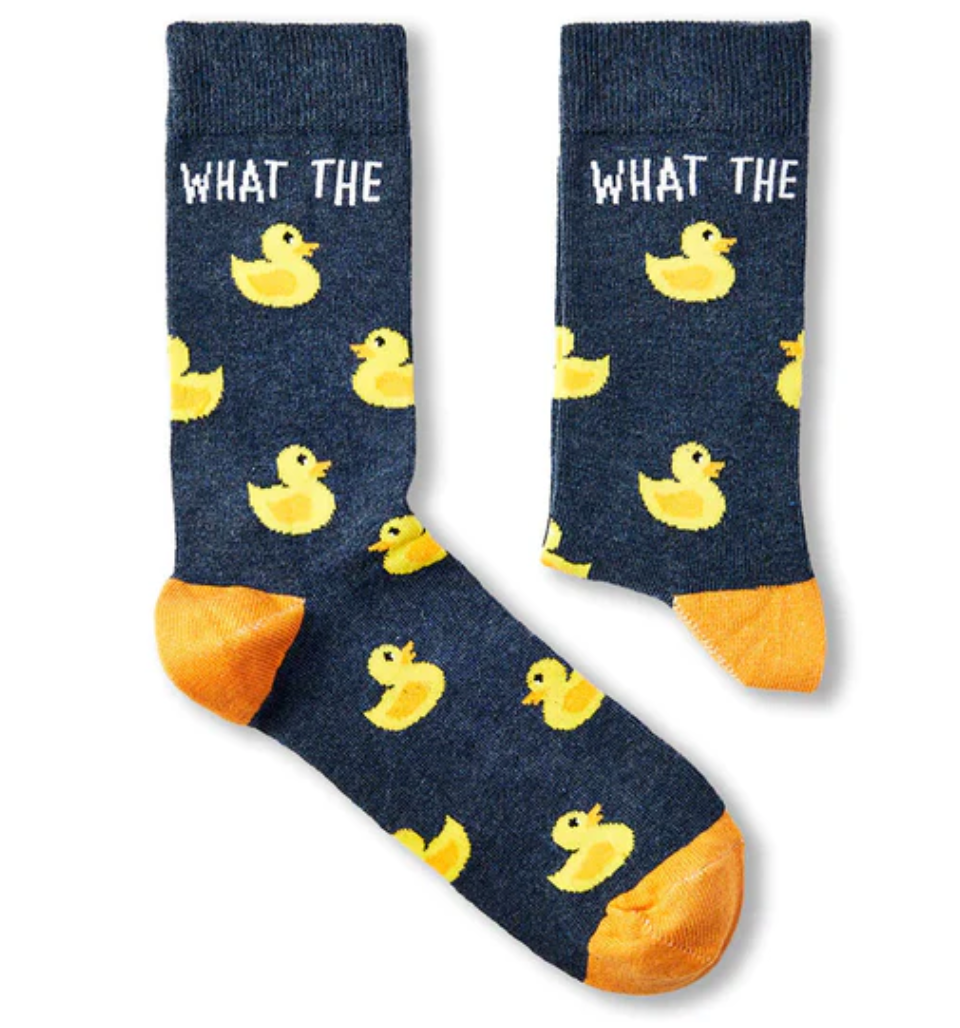 'What the Duck' Socks, Ladies' Size