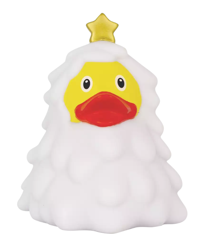 Christmas Tree Duck, White