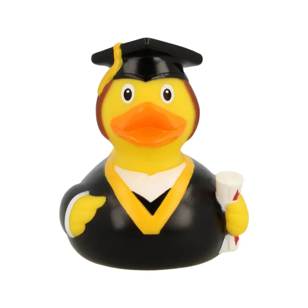 Bachelor Rubber Duck Front View