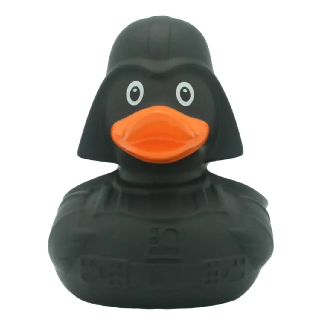 Black Star Rubber Duck Front View