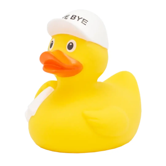 BYE BYE Rubber Duck Left Side Angle View