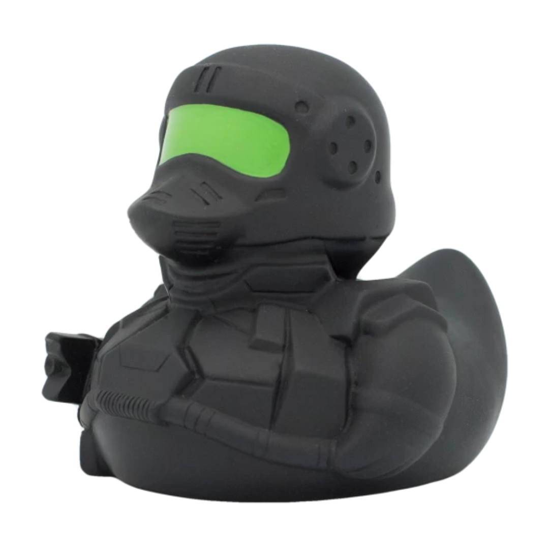 Cyber Soldier Rubber Duckie Left Angle View