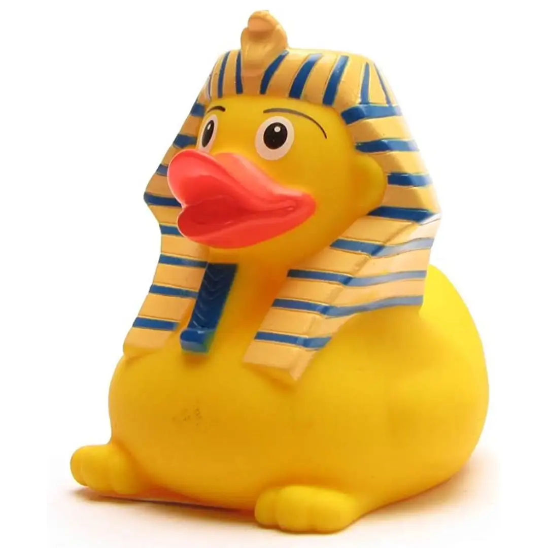 Sphinx Rubber Duck Left Side Angle View