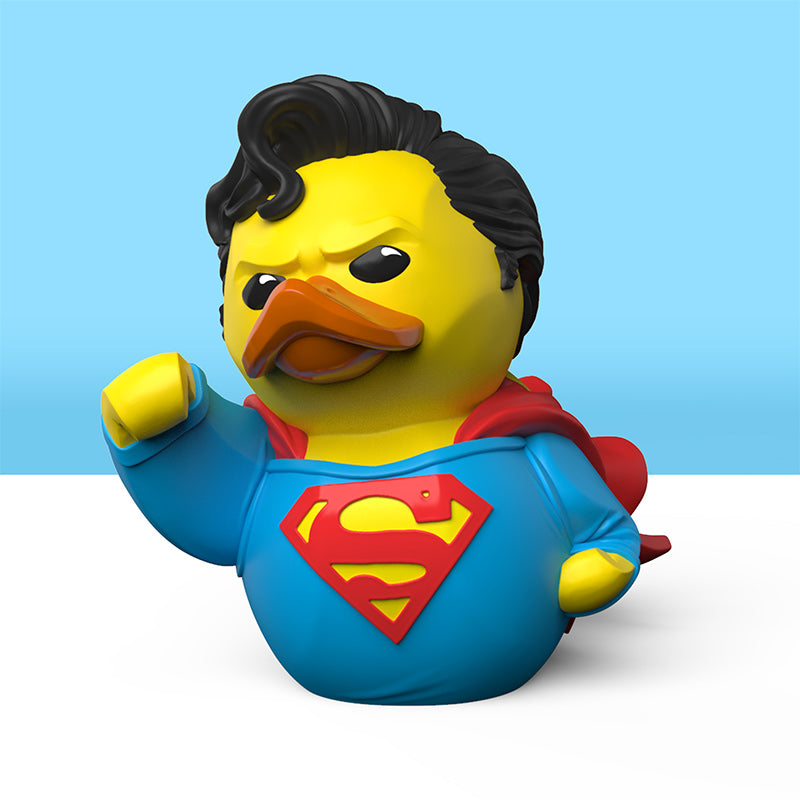 Superman Rubber Duck Front View