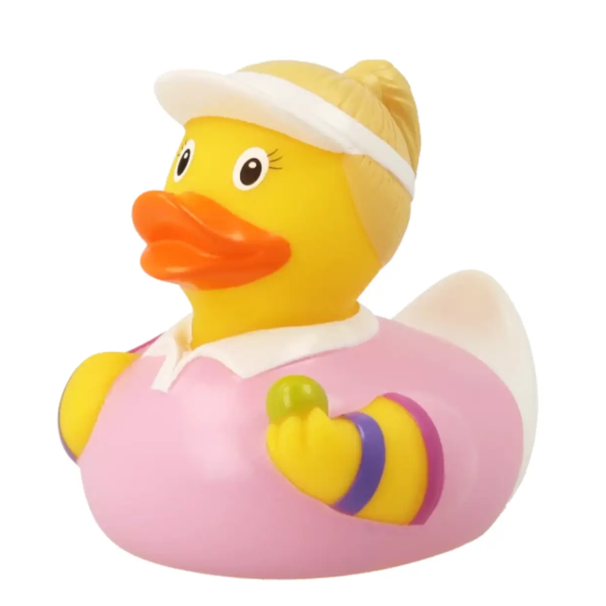 Tennis Player Female Rubber Duck Collectible