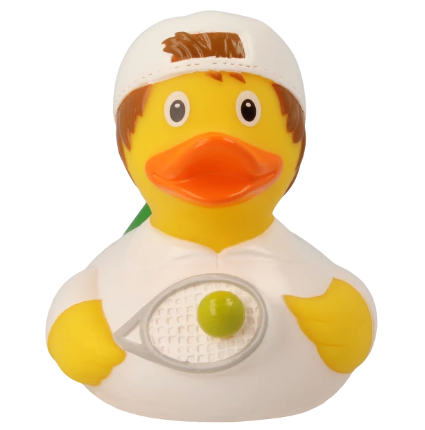 Tennis Player Rubber Duck Front View