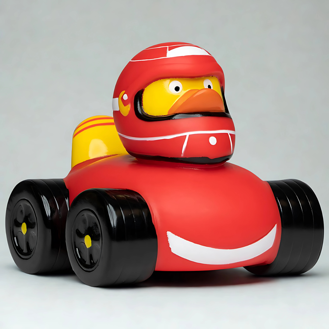Car Racer Rubber Duck