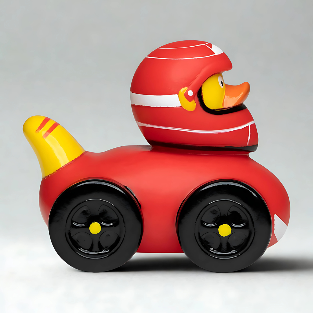 Car Racer Rubber Duck