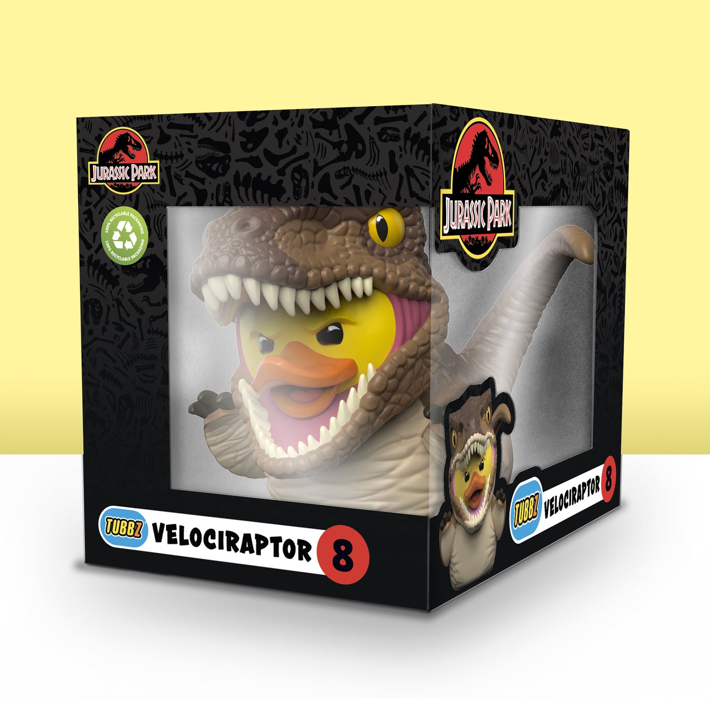 Official Jurassic Park: Velociraptor TUBBZ (Boxed Edition)