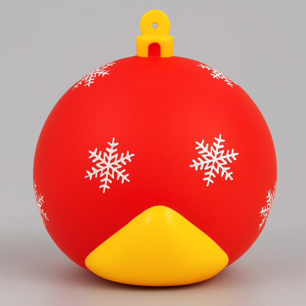 Red Xmas Ball Duck