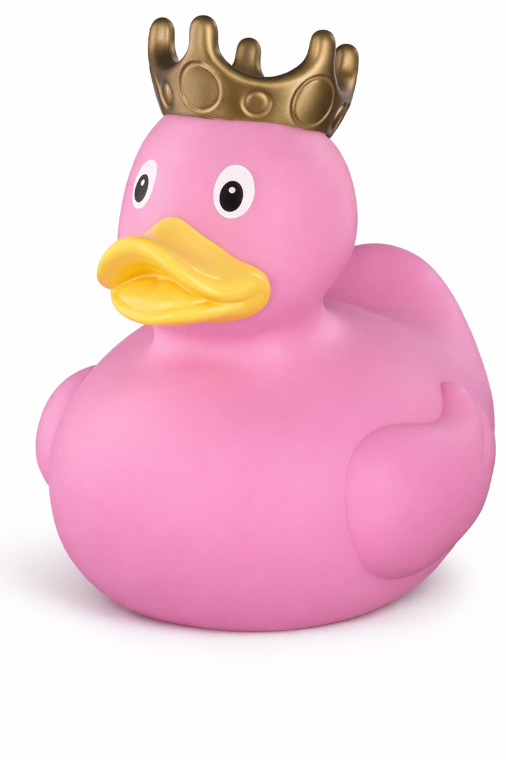 XXL Duck with Crown, light pink 25 cm